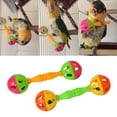 thumbnail image 3 of HYROOY 2 Pieces Bird Colorful Plastic Interactive Parrot Toy or African or Cockatoo or Parr, 3 of 6
