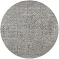 thumbnail image 1 of Ahgly Company Indoor Round Mid-Century Modern Dark White Beige Area Rugs, 8' Round, 1 of 1