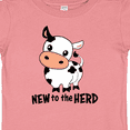 thumbnail image 4 of Inktastic New to the Herd Cute Cow Boys or Girls Baby T-Shirt, 4 of 5