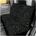 thumbnail image 3 of KUIFORTI Zebra Stripe 14 Pcs Car Seat Covers Full Set Car Headrest Covers Steering Wheel Cover Seat Belt Pads Auto Decorations Accessories Suitable for Most Cars,SUV,Sedan, 3 of 7