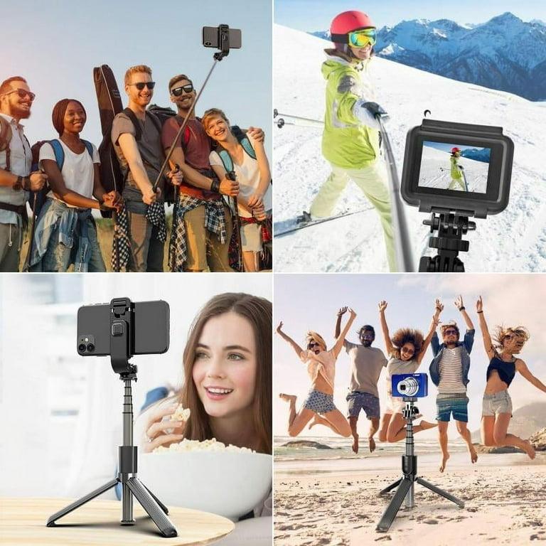 Feiona For Iphone Action Camera Wireless bluetooth Selfie Stick Tripod  Remote Palo Selfie Extendable Foldable Monopod High quality 