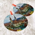 thumbnail image 3 of Custom Bern Switzerland Ornament | Faux | Unique Souvenir |Vacation Travel Gift | Holiday Anniversary |Christmas, Holiday Keepsake, Xmas Tree Hanging Decoration, Seasonal Gift Idea, 3 of 5