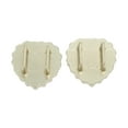 thumbnail image 4 of Unique Bargains 2 Pcs Shoelace Charms Heart Rhinestones Fashion Shoe Accessories Gold Tone White, 4 of 5