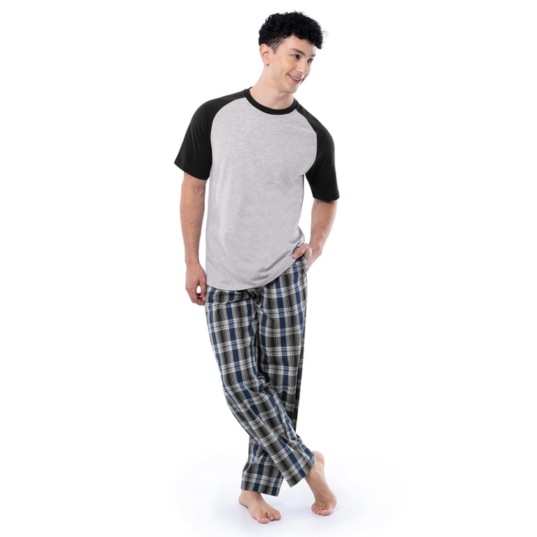Fruit of the Loom Men's Raglan Pajama Sleep Set photo 2