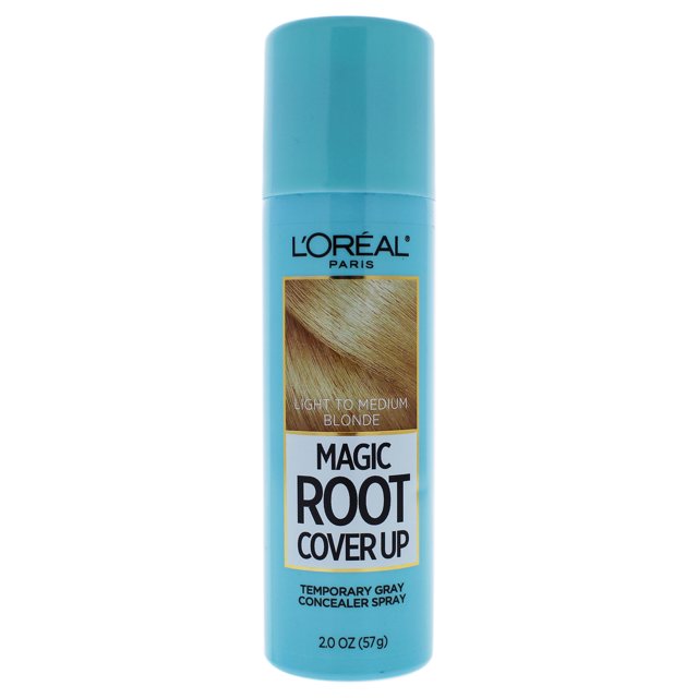 Color de pelo L'Oréal Magic Root Cover Up Temporary Gray Concealer Spray - Light To Medium Blonde Color de pelo Dama 2 oz