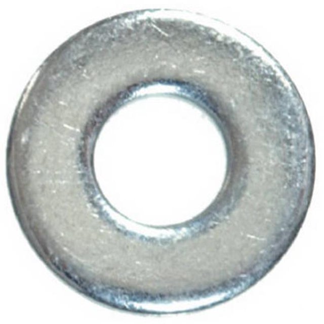 280056 Laveuse Plate en Acier Zincé 0.25 Po Sae, Lot de 100