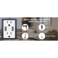 thumbnail image 2 of LiviNest Anti-Fog LED Medicine Cabinet Mirror: 32x24 Inch Smart Mirror with Power Hub - 2 Sockets & 2 USB Ports for Bathroom Storage & Grooming - 3-Color Dimmable Lighting & 5-Level Adjustable Shelve, 2 of 6