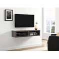 thumbnail image 1 of Wall Mounted Wood TV Console Entertainment Center Wall Decor 48-inch Gray, 1 of 6