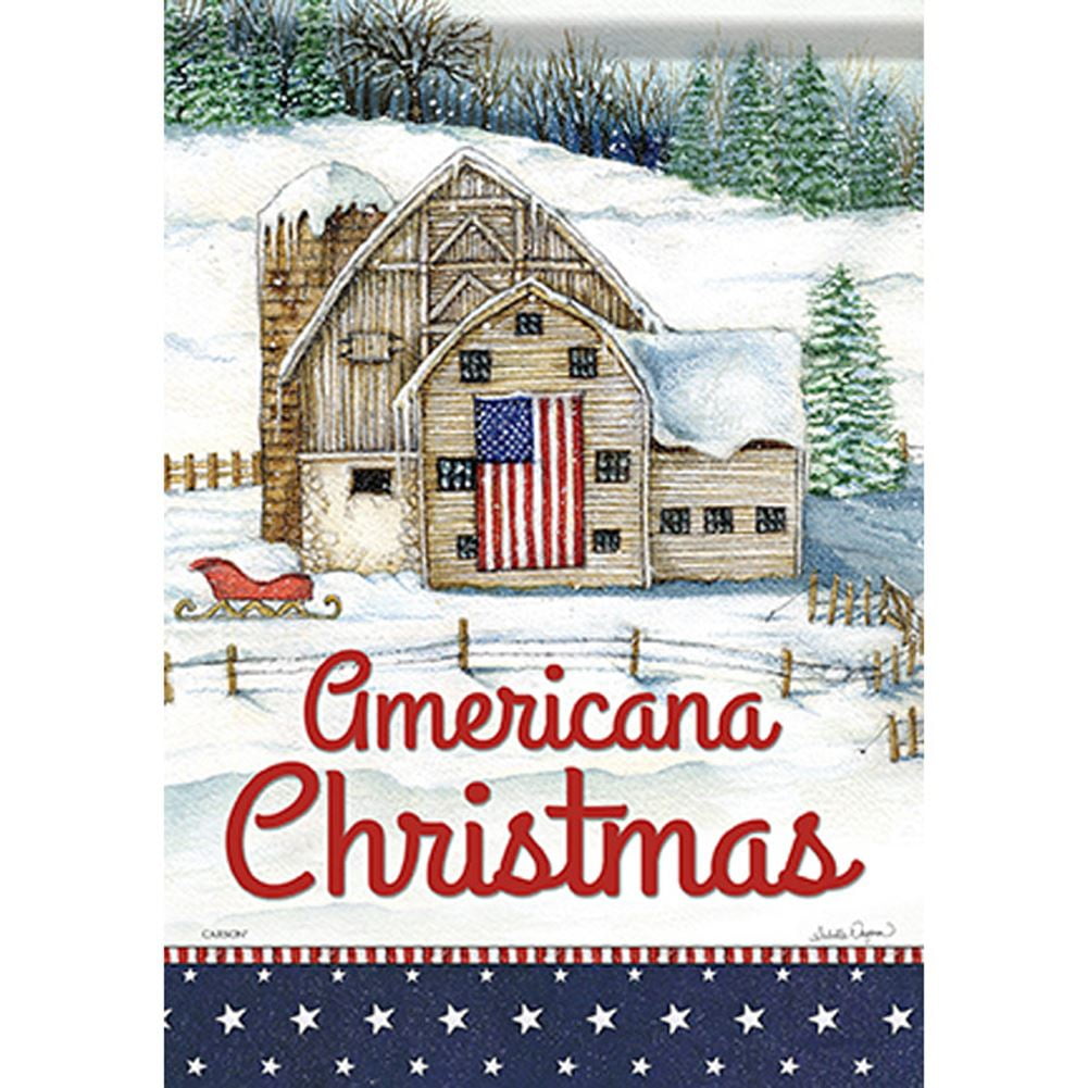 Carson Garden Flag - Americana Christmas