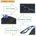 thumbnail image 3 of Toileting Sling Patient Lifter Medical Lift Equipment Bariatric Handicap Lift Commode Sling Medical Transfer Belt with Four Point Support Full Body Sling (Large - 51"x 41"), 3 of 3