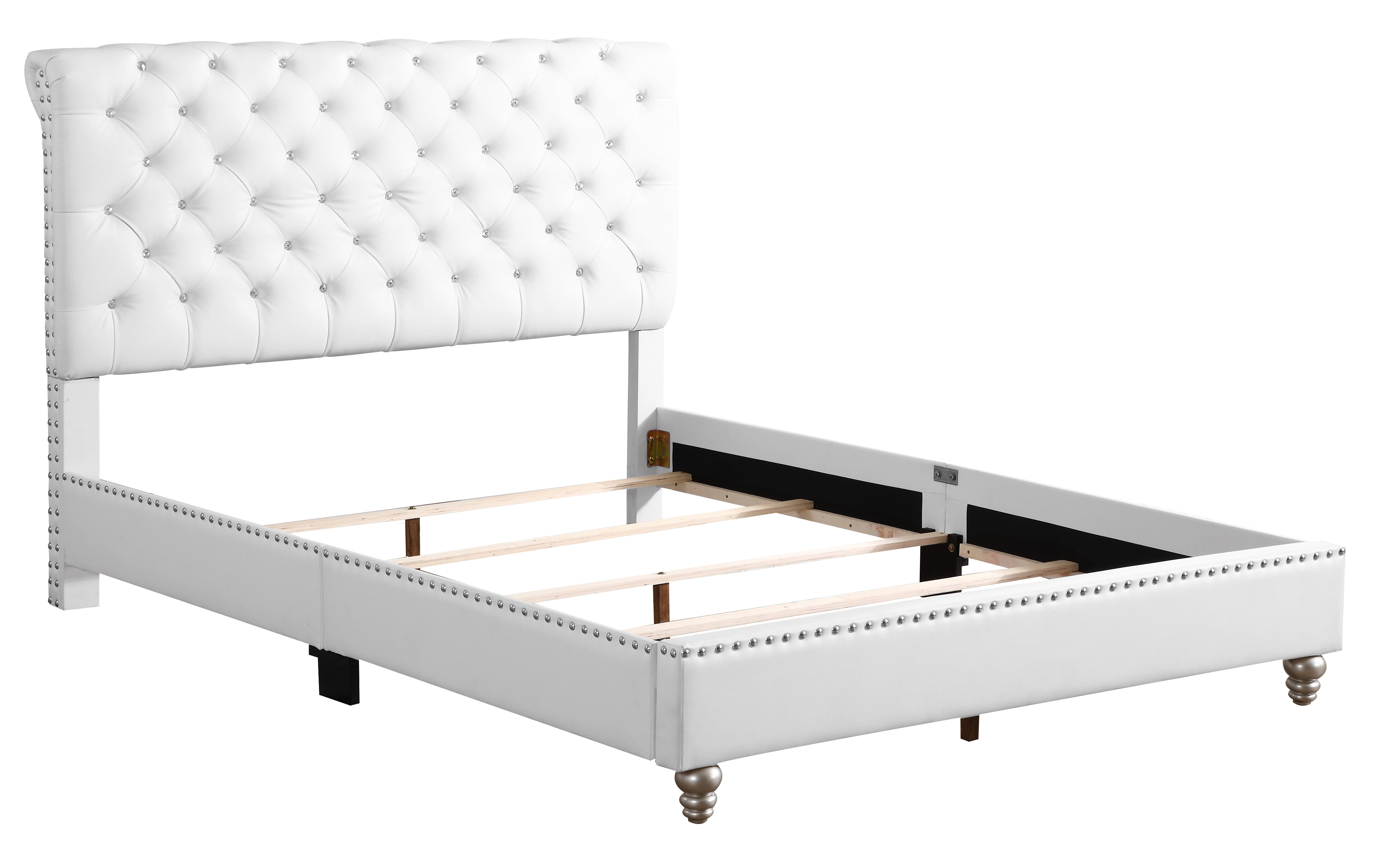 Glory Furniture Maxx Full Bed in White Color