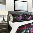 thumbnail image 4 of Designart 'Multicolored Abstract Floral Shapes' Traditional Duvet Cover Set, 4 of 4