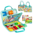 thumbnail image 1 of Juguetes Montessori Busy Board WOODENFUN para niños de 3 a 5 años, 1 of 8