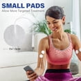 thumbnail image 3 of LotFancy TENS Unit Electrode Pads, 40Pcs 1.25" Round Reusable Electrodes Pads for EMS Muscle Stimulator, 3 of 7