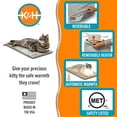 thumbnail image 4 of K&H Pet Products Thermo-Kitty Mat Heated Cat Bed Gray 12.5 X 25 Inches, 4 of 13