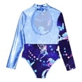 thumbnail image 5 of inhzoy Girls One Piece Gymnastic Leotard for Ballet Dancing Costumes A Blue 8, 5 of 5