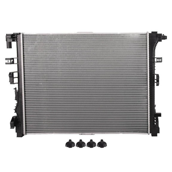 OHGGYQO Radiator Aluminum Core with Automatic Transmission for Chevy for Equinox 1.5L/2.0L 2018-2020,for GMC for Terrain 1.5L/2.0L 2018-2020 3pc 84448454 A0106A0010
