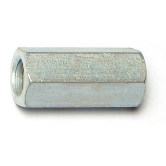 1/4"-20 x 7/8" Zinc Plated Steel Coarse Thread Rod Coupling Nuts (20 pcs.)
