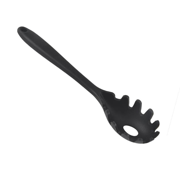 Servidor de Utensilios de Silicona Soledad Espagueti Pasta Negro