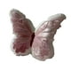 thumbnail image 4 of Almohada de mariposa, cojín decorativo de algodón PP, relleno para sofá, hogar, dormir, regalo de cumpleaños Blanco rosa, 4 of 9
