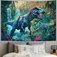 thumbnail image 2 of JRXY Dinosaur Tapestry for Boys Room Decor, Wild Anicient Animals Wall Tapestry, Nature Forest Fairytales Dinosaur Tapestry Wall Hanging for Bedroom Living Room Dorm Room Painting, 2 of 6