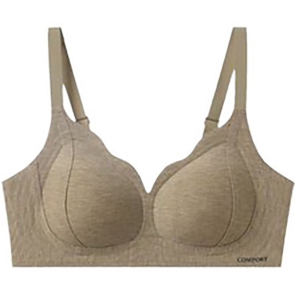 SROBPTY Womens Bras Plus Size Summer Lifting Light and Warm Underwear Fixed Cup Seamless Gathering No Steel Ring Comfortable Bra