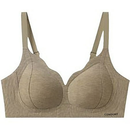Summer Savings Akafmk Plus Size Womens Bras  Push Up Bras for Women  Women s Lifting Light And Warm Underwear Fixed Cup Seamless Gathering No Steel Ring Naked And Comfortable Bra Beige L