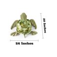 thumbnail image 2 of Sea Turtle, Green, Large Cute Plush Stuffed Animal, Realistic Toy 26" C05, 2 of 7