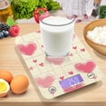 thumbnail image 7 of Pink Hearts in Grids Food Scale Digital Kitchen Scale Waterproof Grams Ounces lbs for Weight Loss, 7 of 7