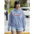 thumbnail image 2 of Angel In Red Hoodie Women -Image by Shutterstock, Female Large, 2 of 4