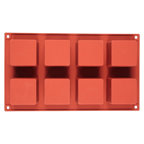 Naiovety Molde de silicona 3D Square Mousse Cake Molde para hornear Postre Utensilios para hornear para helado de gelatina Type3 NO3 Naiovety HA004361-01