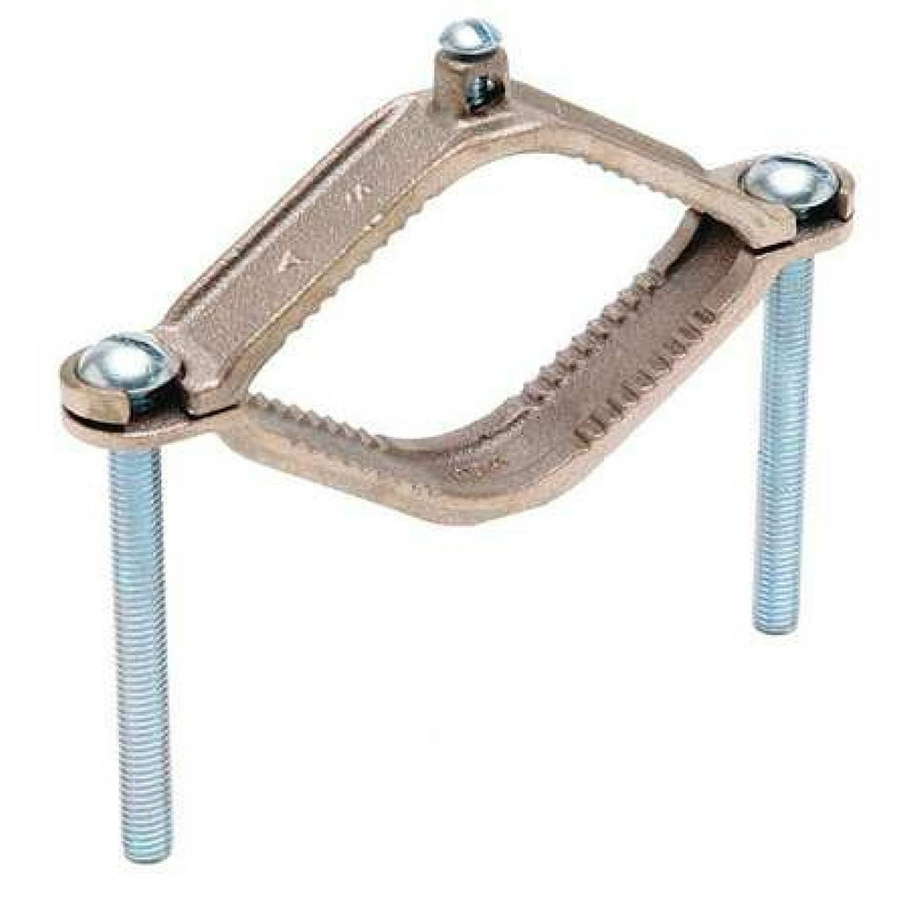 BURNDY C11N Pipe Ground Clamp, 10AWG,2.25In,PK5