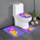 thumbnail image 1 of Maddie + Triggs Juego de 3 alfombras de baño de coral fleece: tapete de baño + alfombra de inodoro en forma de U + funda de tapa de inodoro en forma de O, 1 of 6
