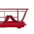 thumbnail image 2 of Sweet Home Collection 3-Piece Kitchen Sink Dish Drainer Set- Red, 2 of 5
