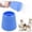 Blue, variant on Blue Water Bottle Shower Head, Portable Silicone Pet Bathing Sprinkler Spout with Threaded Screw on Interface for Dog Washing,Camping Travel Gear and Plants Watering,1 Pack