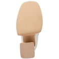 thumbnail image 4 of MADDEN GIRL Womens White 2" Platform Padded Kourt Square Toe Sculpted Heel Zip-Up Dress Booties 10 M, 4 of 4