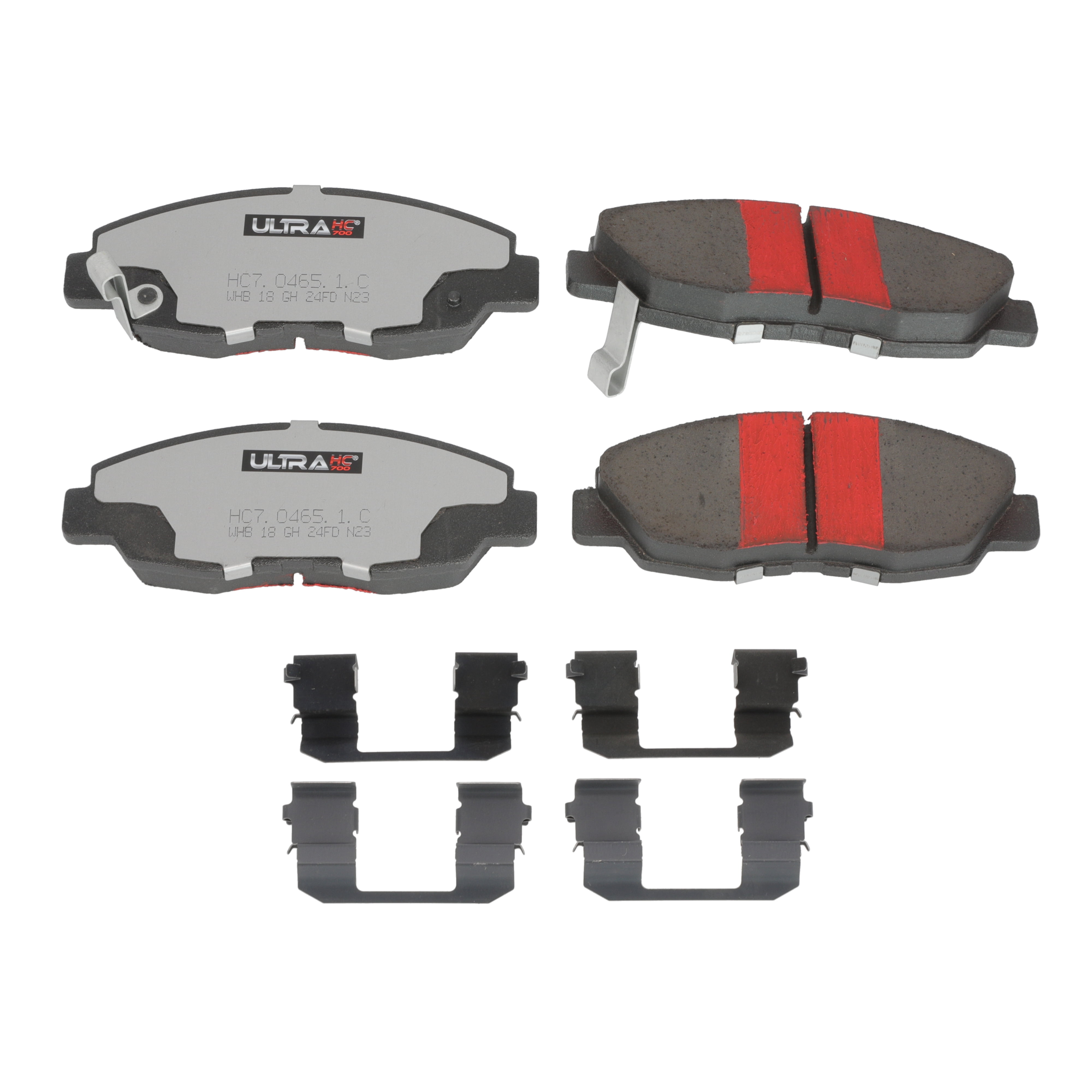 UltraHC 700 Brake Pad Set, Front HC7.0465.1.C, Honda Civic 2011-1996