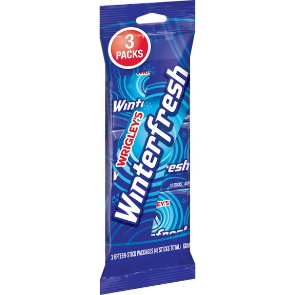 Wrigley's Winterfresh Gum, multipack (3 packs total)