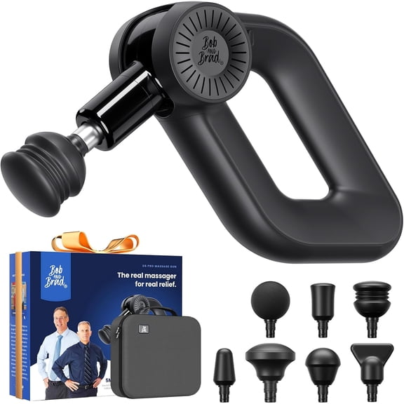 Bob and Brad D6 Handheld Percussion Massage Gun - Deep Tissue Therapy for Pain Relief in Neck Leg Shoulder and Body Neck