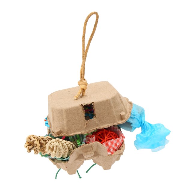 <p>Bird Foraging Toys, Decorative Rattan Ball Fun Bird Foraging Box Toys Interactive For Cockatiels For Conure For Lovebirds</p>