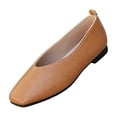 thumbnail image 2 of Norvail Flat Shoes for Women Slip On Comfortable Breathable Walking Ballerina Cute Ballet Flats Pumps Low Wedge Dolly Shoes One Step Easy Wear, 2 of 5