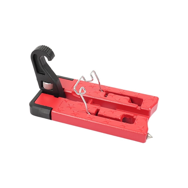 Escalón para puerta de coche Cola Soporte para Ambos Pies Escalera de Pedal compacto resistente Rojo Paso de la puerta del coche
