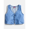 thumbnail image 5 of Weekend Academy Girls Printed Bow Cotton Vest, Sizes 4-18, 5 of 5