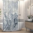 thumbnail image 3 of Nature Landscape Shower Curtain Summer Forest River Jungle Waterfall Lake Window Scenery Shower Curtains Decorative for Bathroom Waterproof Fabric Shower Curtain with Hooks 48x72 Inches, 3 of 6