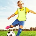 thumbnail image 1 of HEATSHAKING 10Pcs Soccer Pinnies Team Practice Vest Polyester Assorted Color for Indoor and Outdoor Sports, 1 of 7