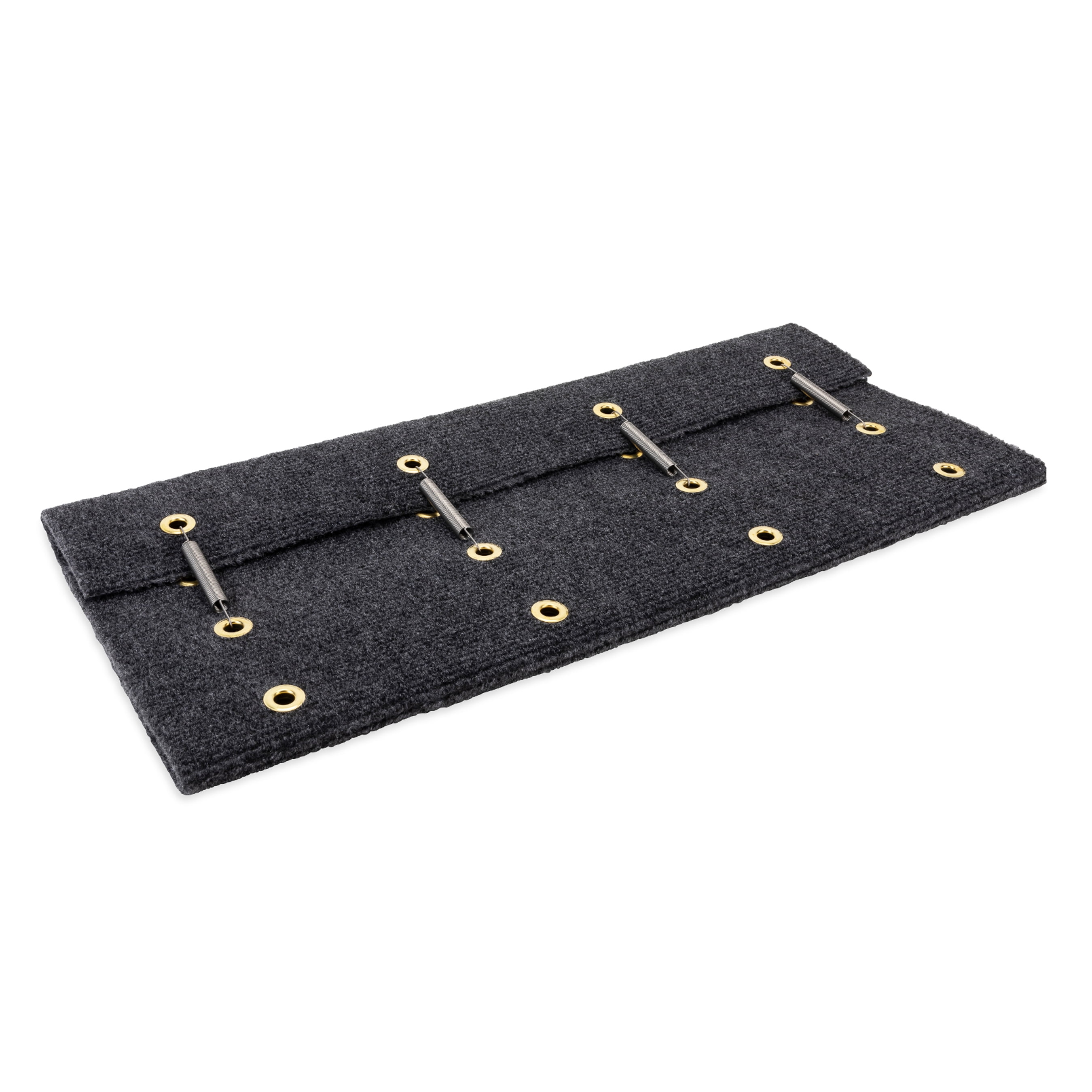 Camco XL Wrap Around RV Step Rug - 23-inch Wide Steps - Gray (42935)
