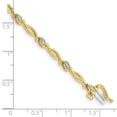 thumbnail image 2 of Auriga Fine Jewelry 10K Yellow Gold Diamond Bracelet 7" for Women, 2 of 5