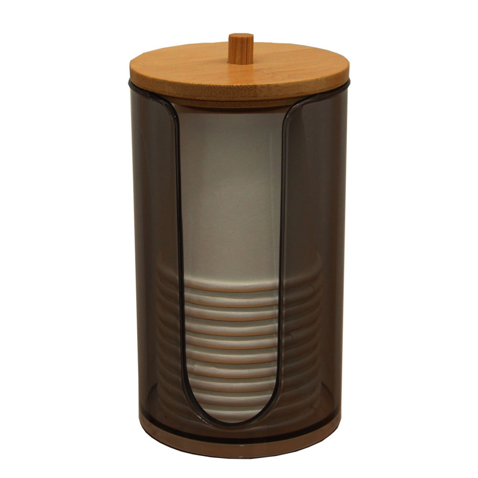 XYJing Disposable Paper Cup Box Multipurpose Dustproof Transparent