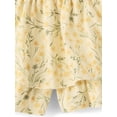 thumbnail image 2 of The Children's Place Toddler Girls Floral Tiered Ruffle Skort, Sizes 12M-5T, 2 of 4