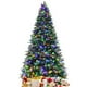 thumbnail image 1 of Costway Árbol navideño nevado con bisagras, preiluminado, 270 cm, 11 modos de flash y 780 luces multicolores, 1 of 3